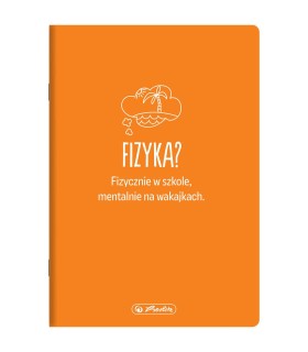 ZESZYT A5 DO FIZYKI, 60 KARTEK, KRATKA, HERLITZ