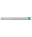 Linijka aluminiowa Academy 30 cm metalowa do szkoły i biura, Interdruk