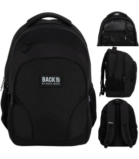 Plecak szkolny trzykomorowy 30 L Derform BACKUP model W CZARNY