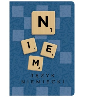 ZESZYT A5 NIEMIECKI, 60 KARTEK, KRATKA, SCRUBLE, ŚCIĄGA BENIAMIN / REXUS