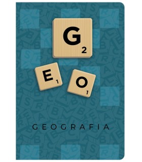 ZESZYT A5 GEOGRAFIA, 60 KARTEK, KRATKA, SCRUBLE, ŚCIĄGA BENIAMIN / REXUS