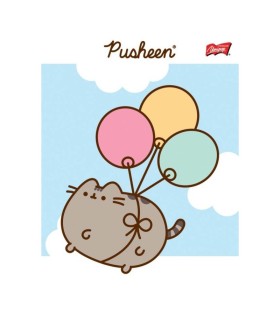 ZESZYT A5, 32 KARTKI, KRATKA, UNIPAP, PUSHEEN KOTEK KOT