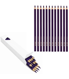 12 X KREDKA TRÓJKĄTNA SUPER SIZE GRAFIT 4 MM FIOLETOWA ST. MAJEWSKI