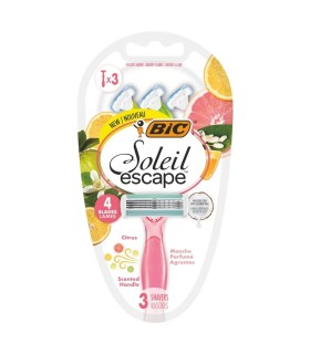 BIC SOLEIL ESCAPE maszynki do golenia damskie 3 sztuki 4 ostrza