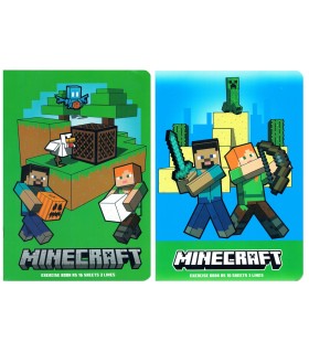 2 x zeszyt A5 16 kartek w kolorowe trzy linie Minecraft, Astra, KAŻDY INNY