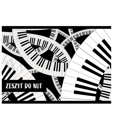 Zeszyt do muzyki nut z pięciolinia A5 16 kartek Unipap
